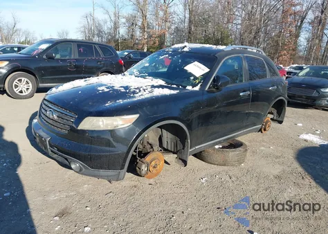 2005 Infiniti Fx35 from USA, damaged, VIN JNRAS08W65X207725